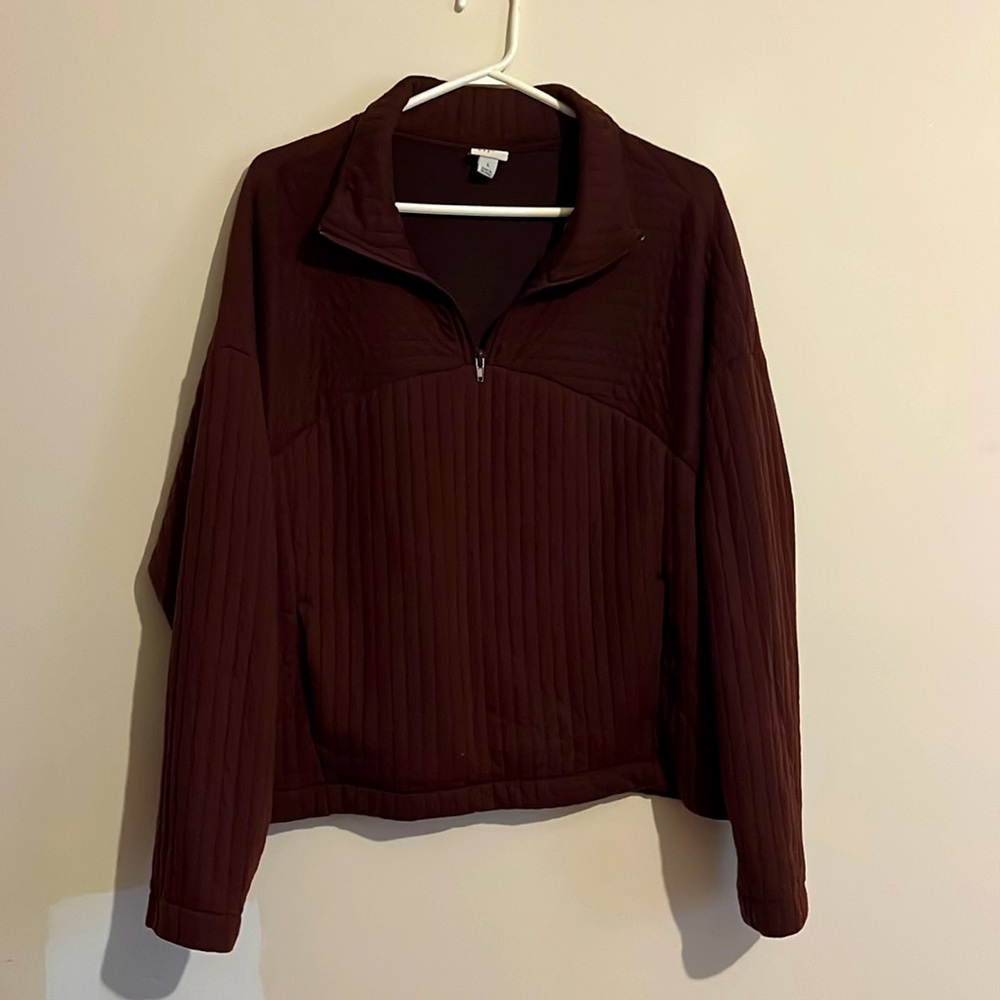 EUC A New Day Quarter Zip Sweater